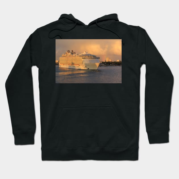 Allure of the Seas departs Port Everglades Hoodie by tgass